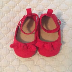 Old Navy Red Mary Janes 0-3 months